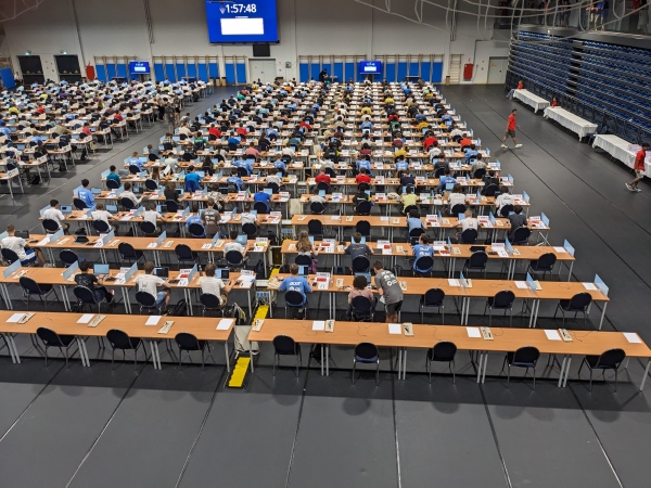 Oversiktsbilde av konkuransehallen.